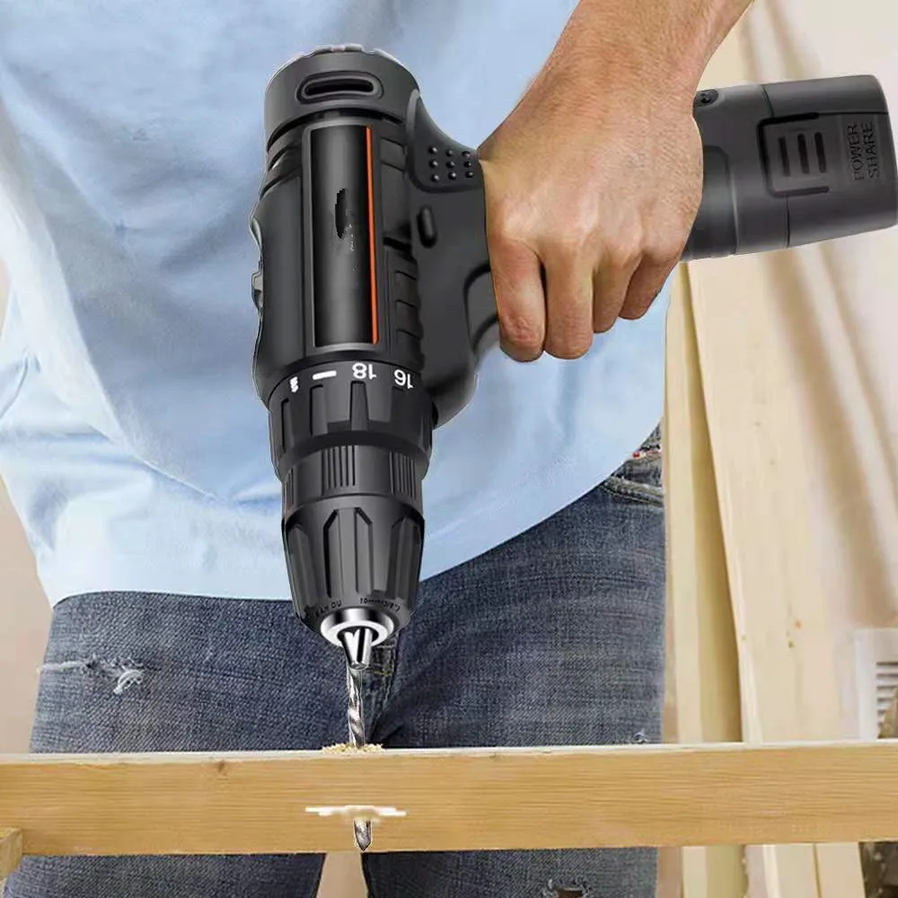 
Hot Sale Power Tools Cordless Hand Drill Portable Electric Drill Machine 12v Lithium Hand Drilling Machine 