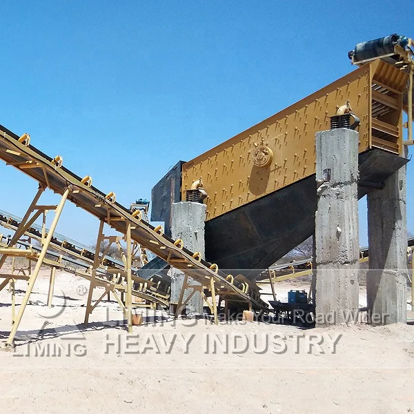 Sand Screening Vibrating Screening Machine For Sand Making Plant