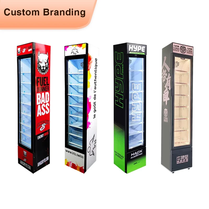 Meisda SC105B 105L Soft Cold Drink Display Refrigerator Upright Display Fridge