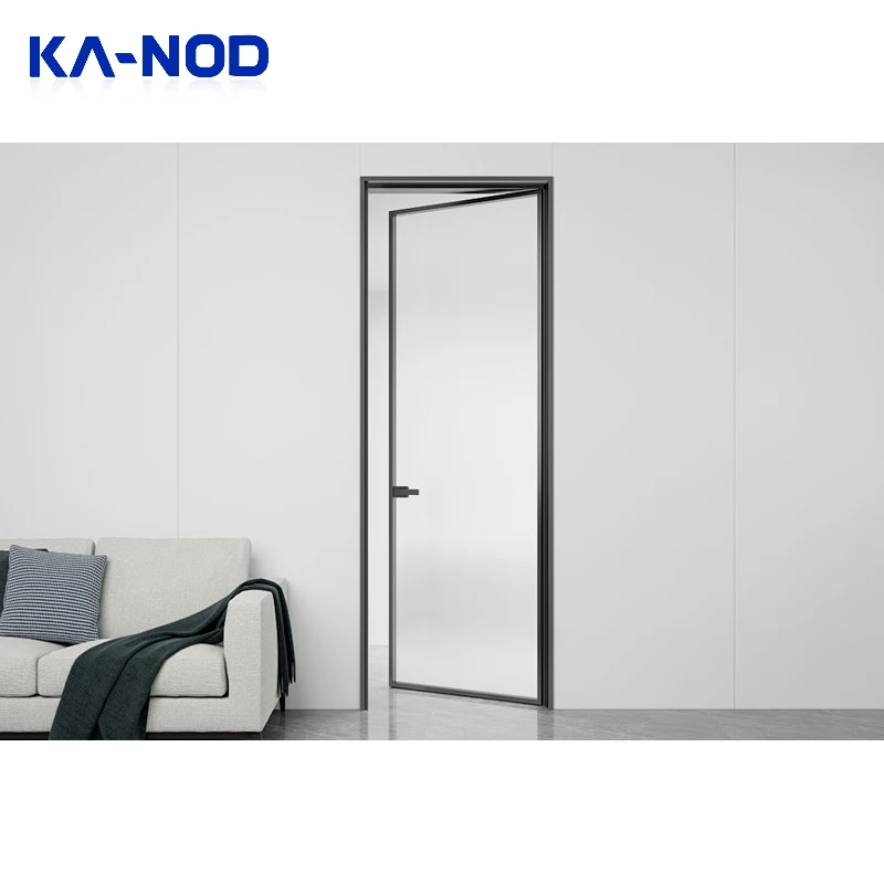 Aluminum profile double tempered glass bulletproof entry aluminum double leaf exterior doors