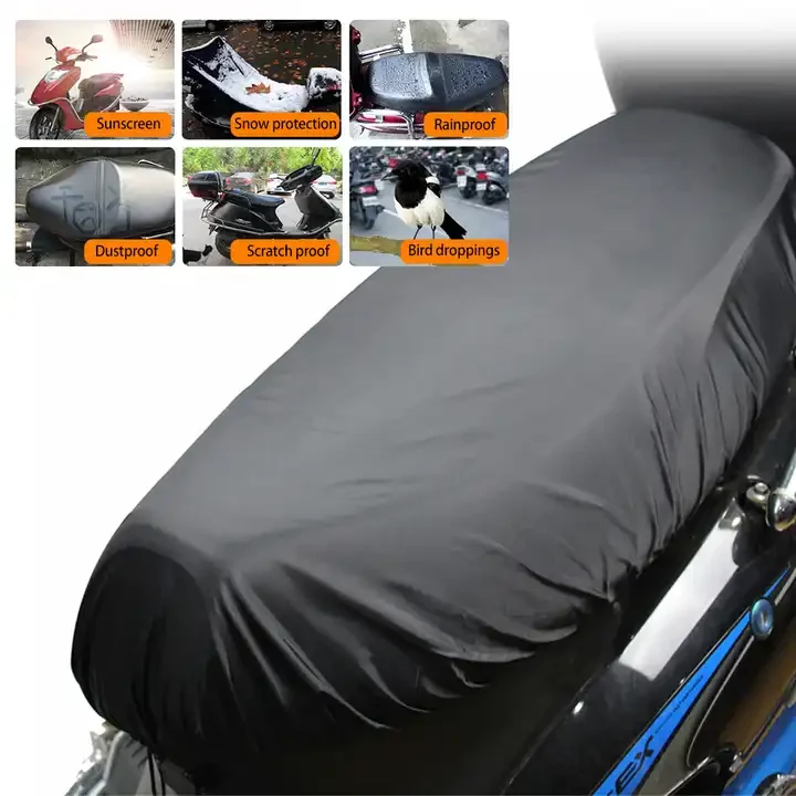 Motorcycle Seat Cover Protector Heat Resistant Motor Bike Seat Covers Motorbike Scooter Cushion Seat Cover