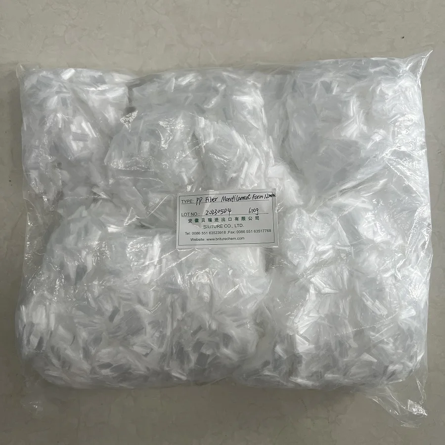 Microfiber Polypropylene Fiber for Concrete Reinforcement