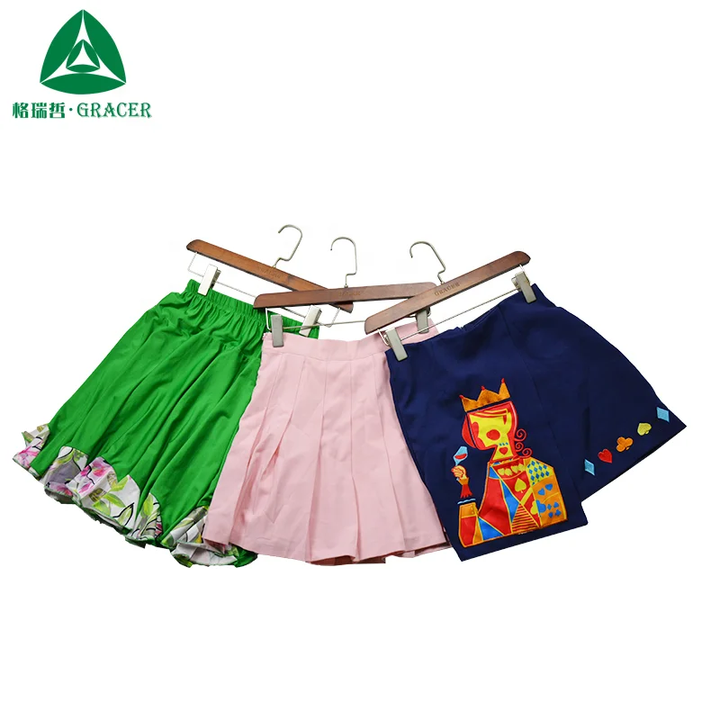 Ladies Cotton Skirt Mini Used Clothes Dubai Second Hand Clothing Ukay Ukay Bale