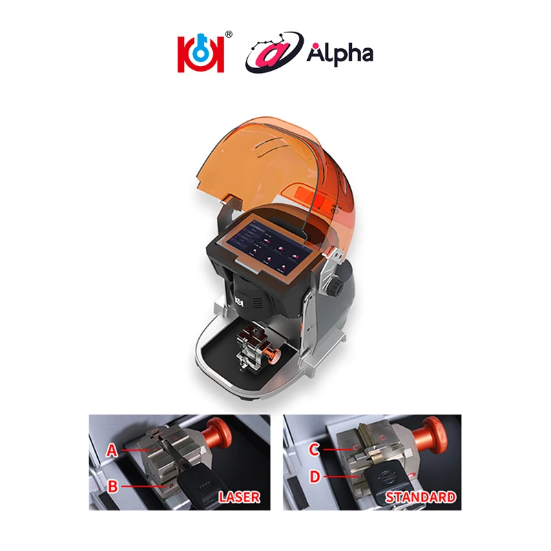 New All in One Alpha Automatic Key Cutting Machine