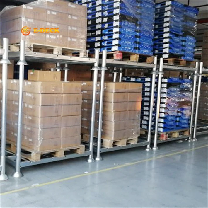 Chinese supplier warehouse collapsible transport system storage steel pallet for cold storage