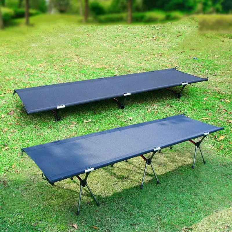 
Cheap Ultralight Camping Sleeping Foldable Travel Portable Folding Camping Bed Metal Cot Outdoor For Camping Adults 