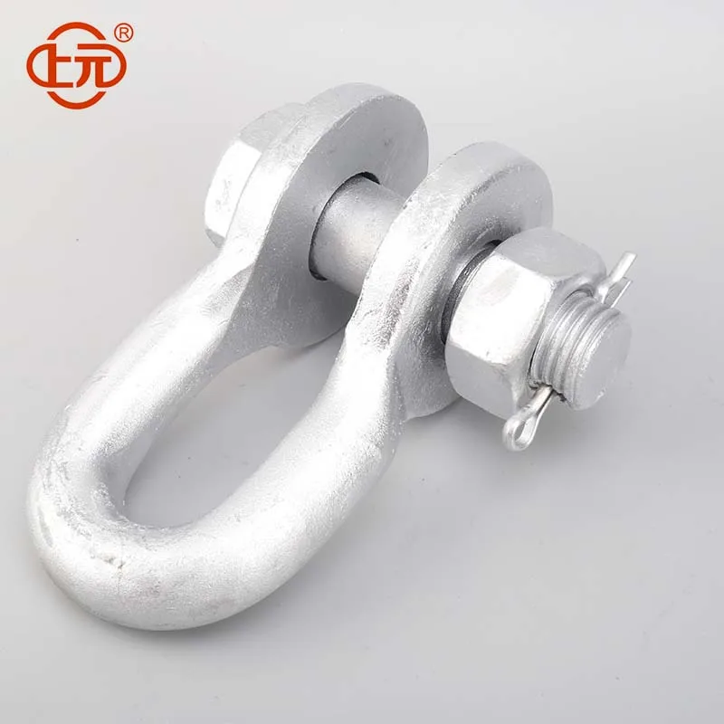 Shangyuan Hot Dip Galvanized Shackle Type U-Shackle Type U Anchor Shackle for Power Line Fittings