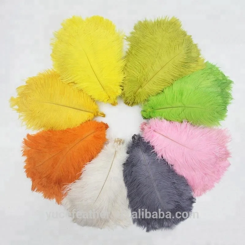Factory wholesale cheap price Natural ostrich feather for wedding Centerpieces decoration and DIY or Arts 10-12Inch(25-30 cm)