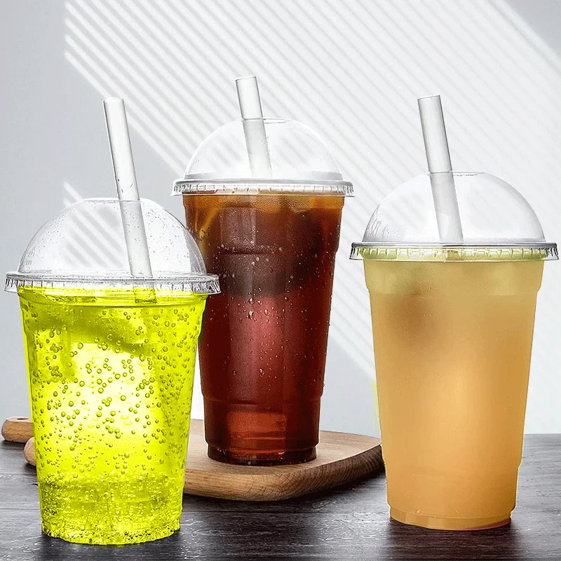 Custom RPET/PET cola sprite drink clear plastic disposable cup for beverage