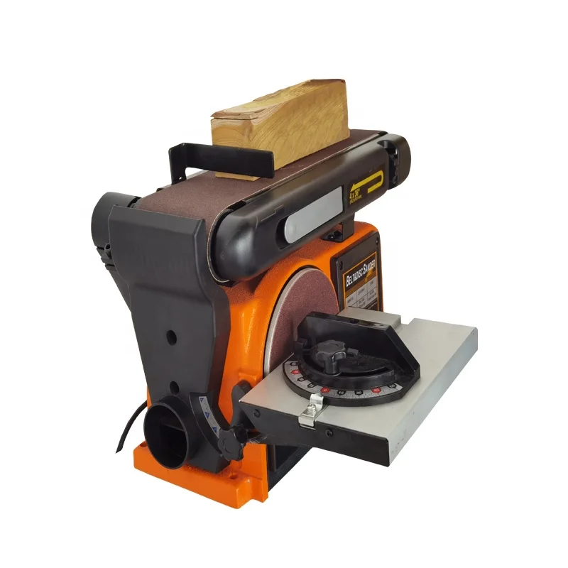 Convenient wood work combination belt and disc sander for sale