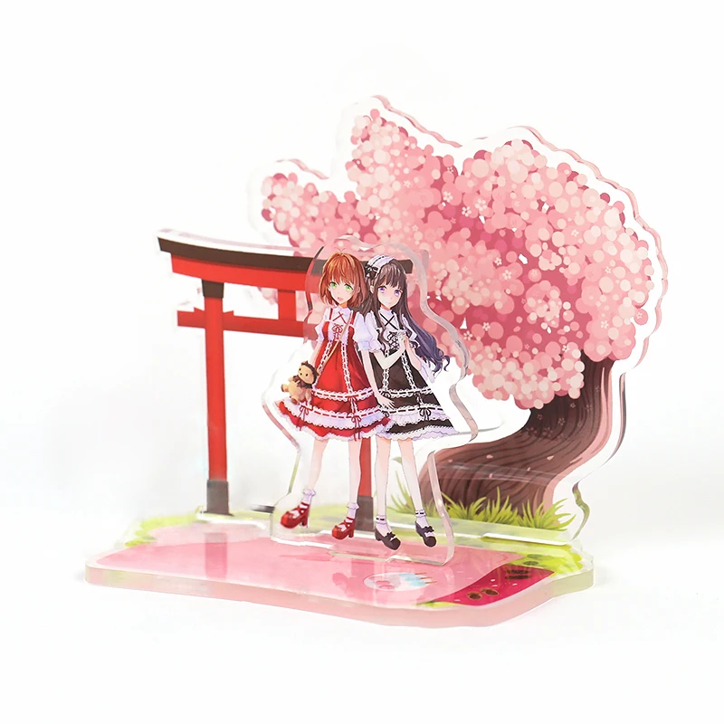 
Free Sample Anime Acrylic Standee Custom Clear Transparent Cartoon Character Personalized Table Stand 