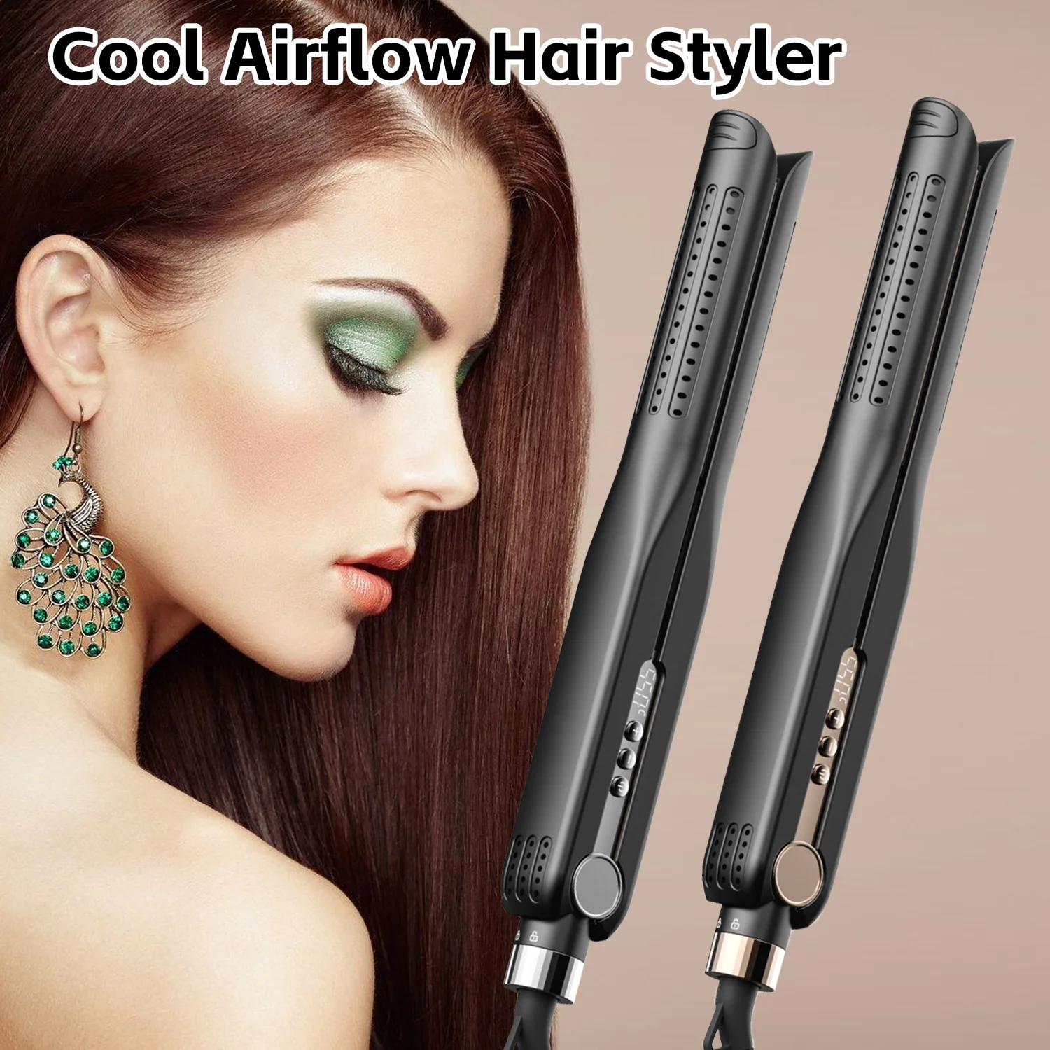 New High Quality Hair Straightener For Negative Ion Straightener Flat Irons 2 In 1 Hair Straightener