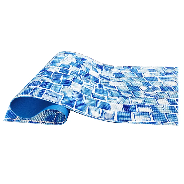 Tarpaulin pvc swimming pool liner beed Anti UV Mildew Resistant waterproof membrane liner roll Vinyl Liners for pools