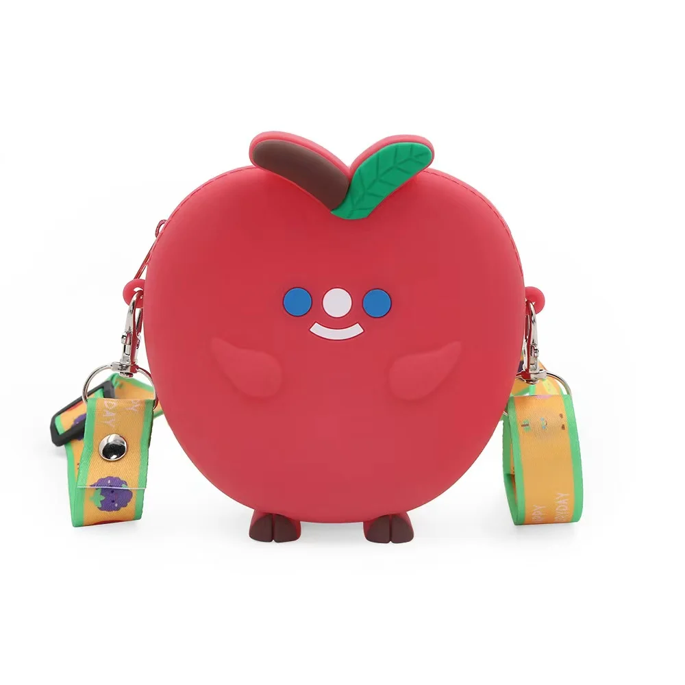 water proof seaside picnic pocket money Cute expression silicone coin purse