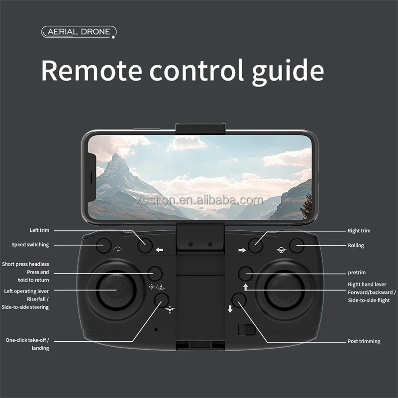 E88 max drone 4k 5.5 inch dual camera photo video optical flow positioning gps long range WiFi Mini drone with camera Drones