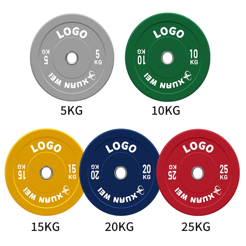Wholesale Weight Lifting Plates Cast Iron Lbs Gym Custom Bumper Plates Rubber Pates Weights
