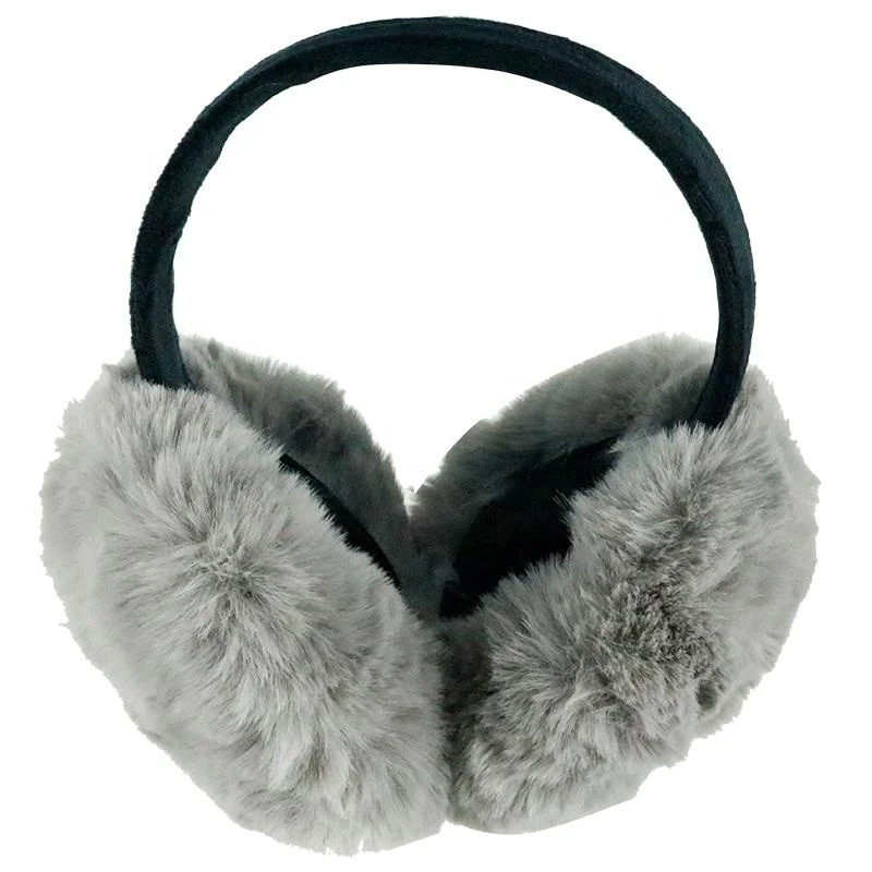 Зимние теплые наружные наушники из искусственного меха, мягкие, с подкладкой для рук, Лидер продаж, популярные среди молодых девушек