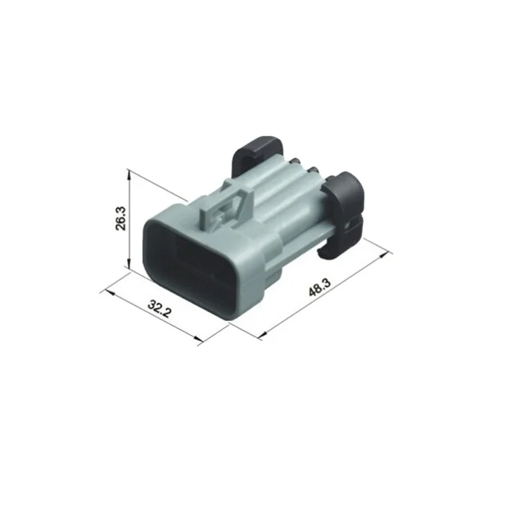 Delphi 5 pin auto electrical connector socket