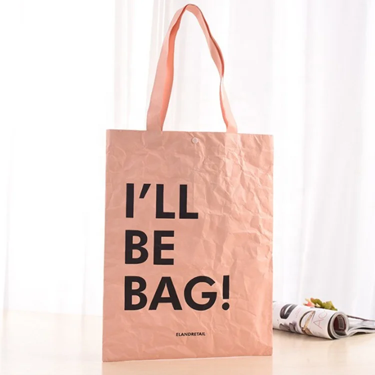 Factory price cheap tyvek paper bag washable heavy duty paper tote lunch bags