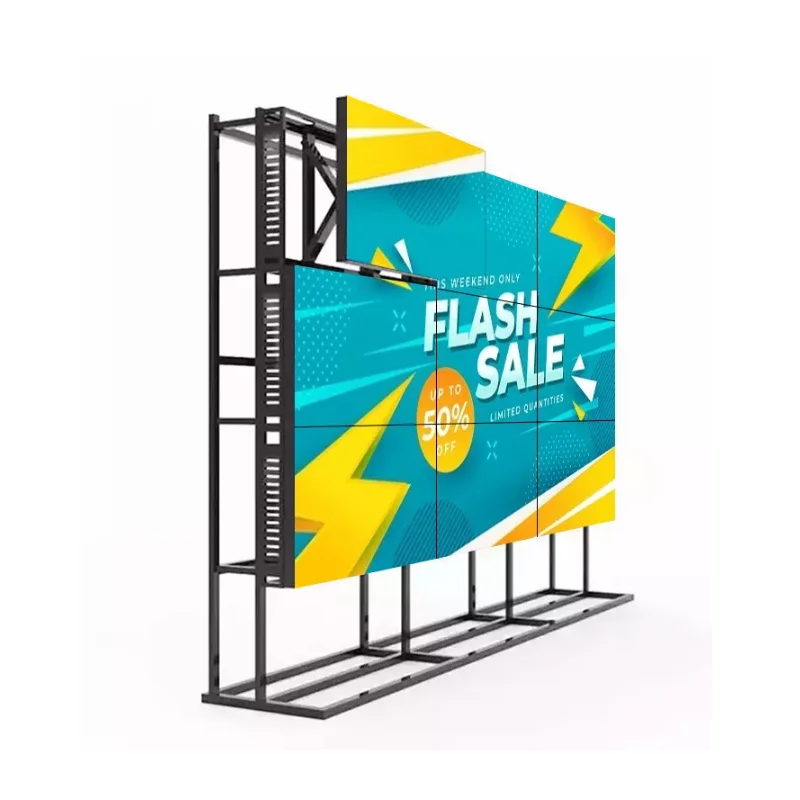 3x3 4x4 45 дюймовый напольный шкаф с ЖК-дисплеем видеостена с процессором контроллера видеостены