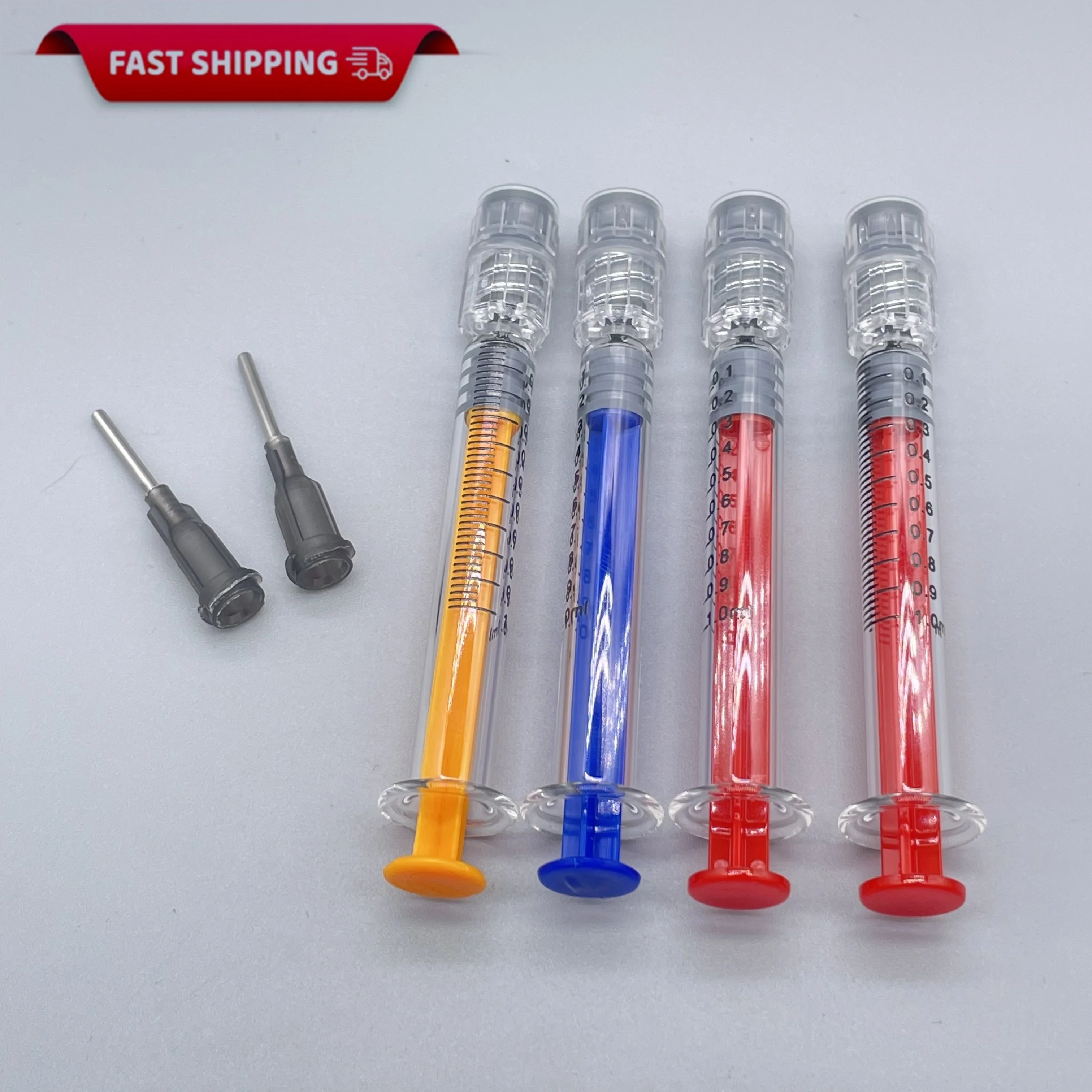 SentryMed 0.5/1/1.5/2.25/3/5ml Borosilicate Glass Prefilled Syringe Optional Capacity Heat-resistant Reusable Luer Lock Syringe
