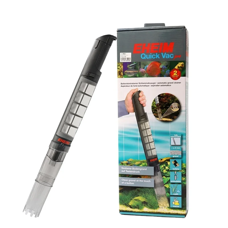 EHEIM Quick Vac Pro Adjustable Flow Freshwater Saltwater Aquarium Filter Micro Surface Skimmer with Pump