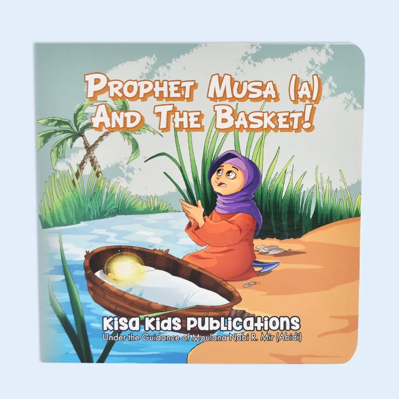 arabic children  kids boardbook printing factory in China