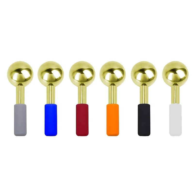 Freezing Ice Roller For Facial Skin Cooling Full Face Lifting Cyro Cooling Facial Sticks Skin Tighten Roller Globes For Face