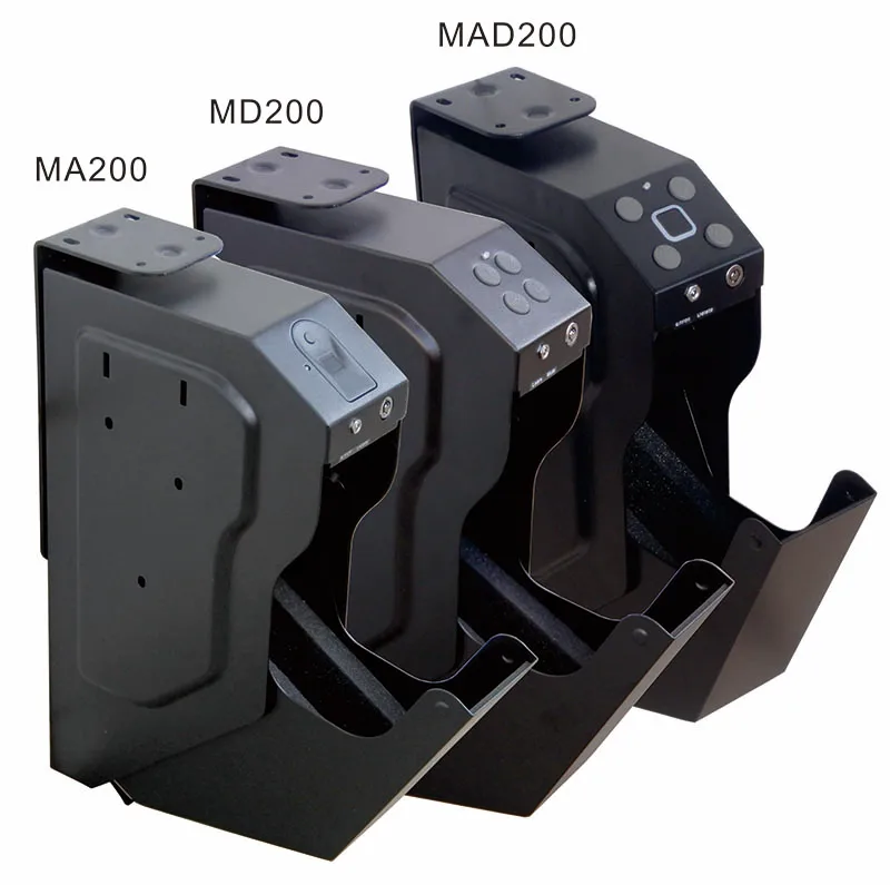 NICRO GARY VAULT MA200 Biometric Fingerprint & MD200 Electronic Code Rapid Gun Safe Box For Pistol and Hand Gun