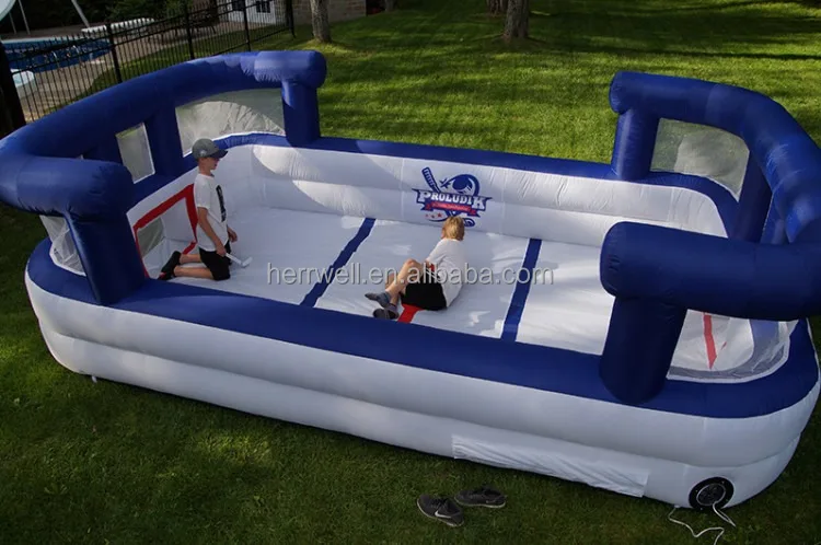 Safe Inflatable Mini Hockey Rink for Youth Sports and Training Sessions Inflatable Street Hockey Rink
