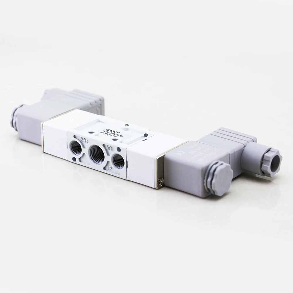 5/2 (Two-Position and Five-Port)  Double Coil Solenoid Valve Pneumatic MVSC 220 4E2 DC24V AC220V Mindman Pneumatic Valve