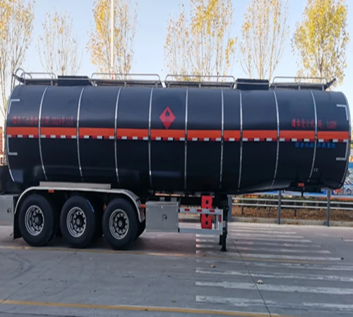 Прицеп-цистерна для асфальта с танкером сохранения тепла из углеродистой стали 45000L