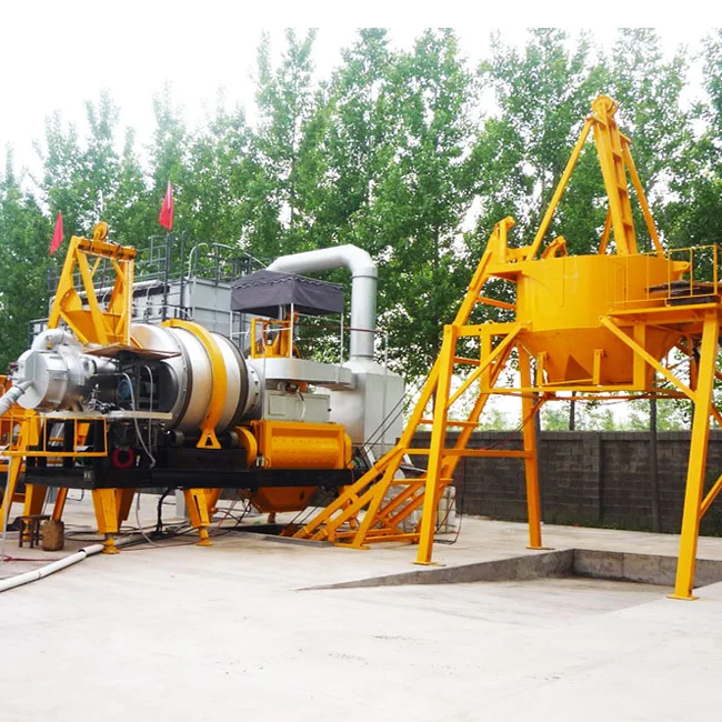 10TPH Asphalt Bitumen Mobile Asphalt Mixer For Sale