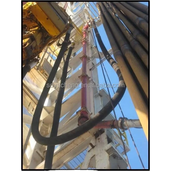 Drilling rubber hydraulic hoses rotary hose