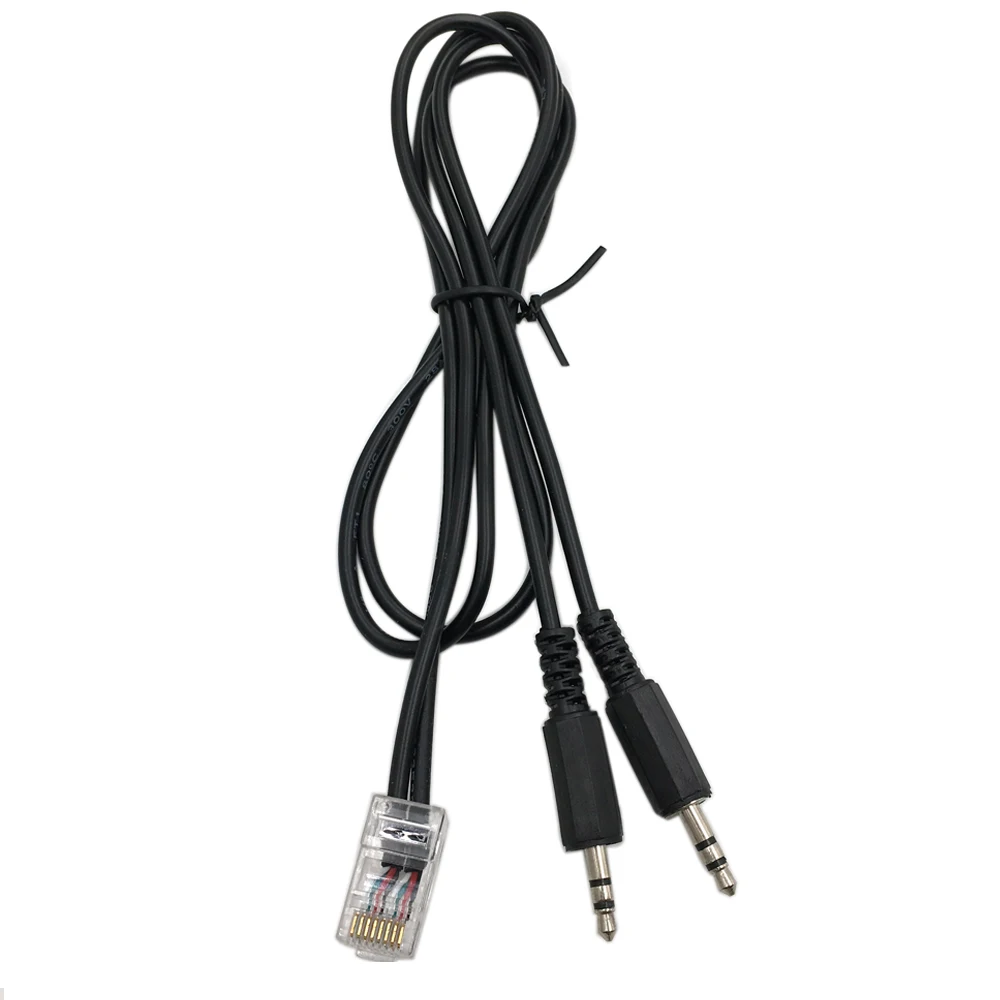 Аудиоадаптер со штекером RJ45 20 см и разъемом 3,5 мм, кабель Cat 5e Cat 6