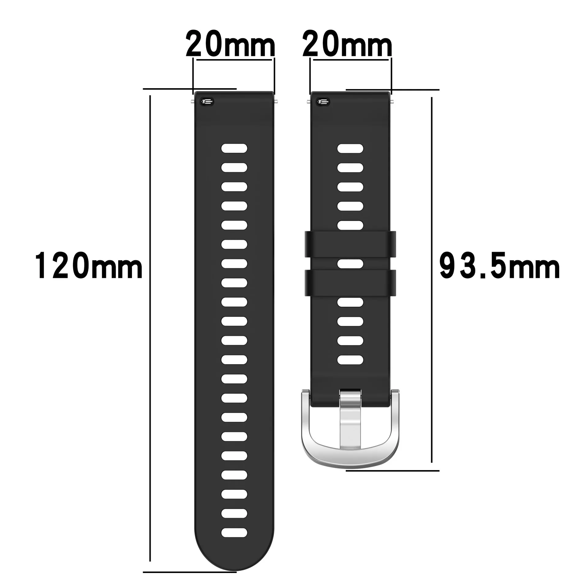 Silicone Strap for Garmin Watch Forerunner165 Replacement Wrist Bracelet for Garmin F165 Music Watch Band