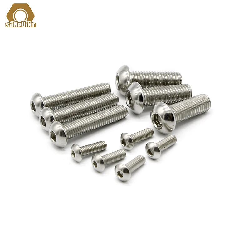 Sunpoint metal socket screw hex head alloy steel stainless 1mm micro screws 1mm torx small screw