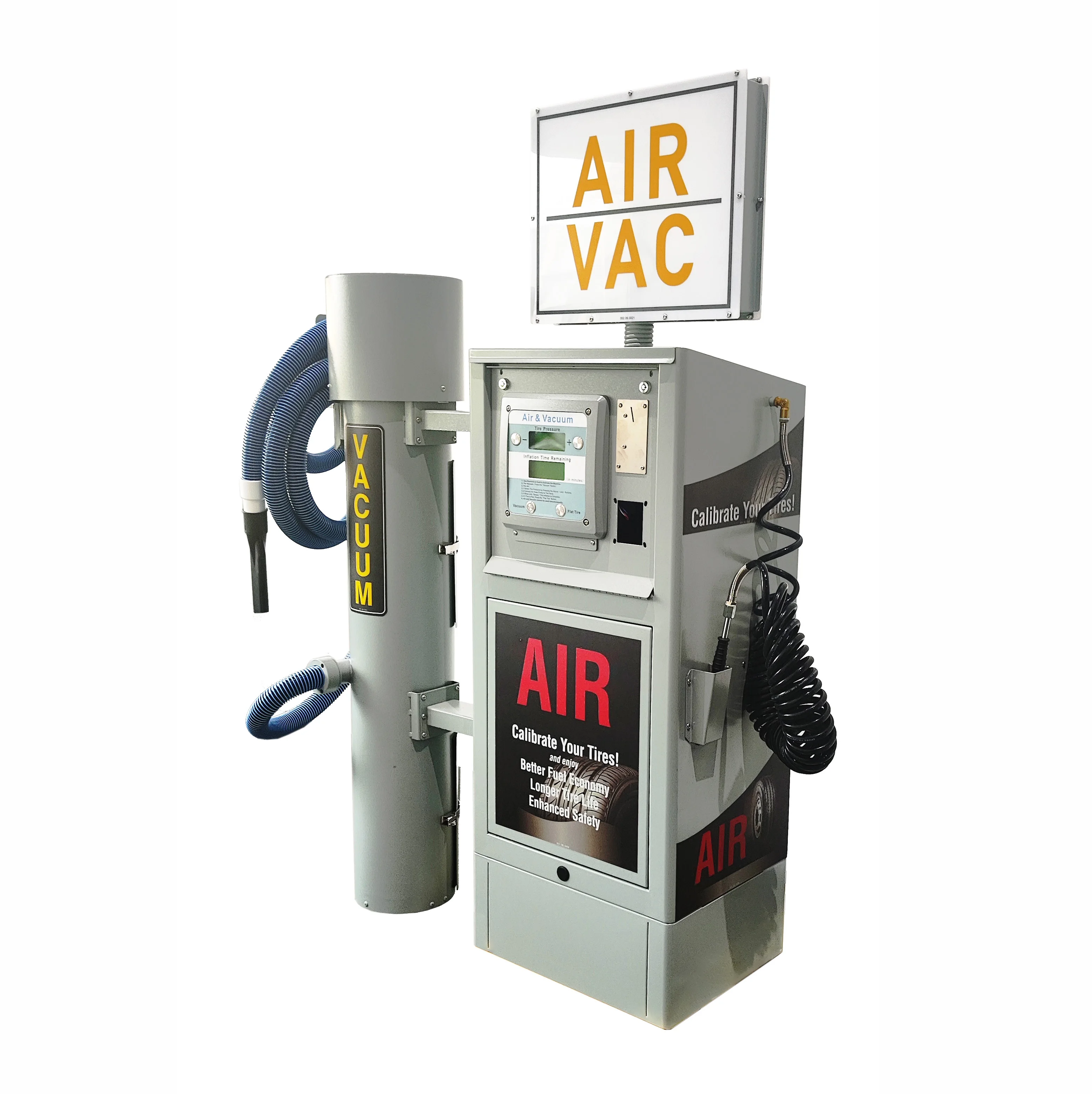 G5 Coin operated Air Vending Machine Vacuum cleaner Air Compressor pumps Tyre Inflator Digital Gauges Tire Inflators for cars