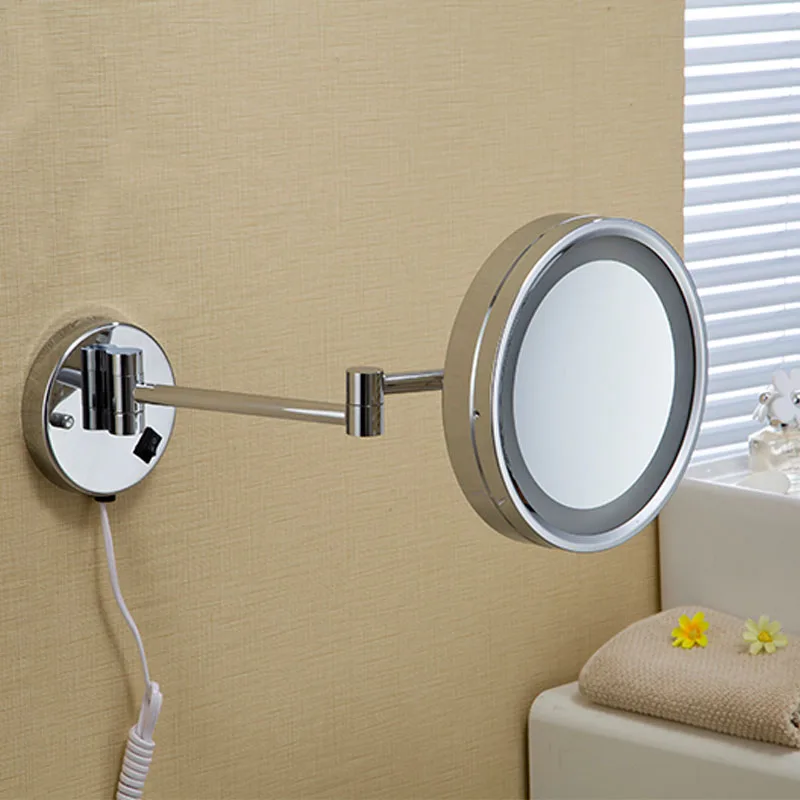 6 inch Double Side Wall mounting Cosmetic Led Mirror Bathroom