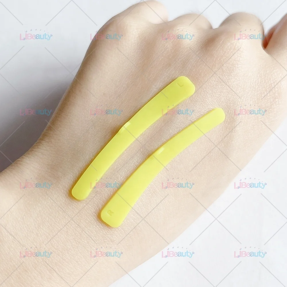 Wholesale price flexible lash lift silicone ribbon reusable lash lifting shield covers with logo