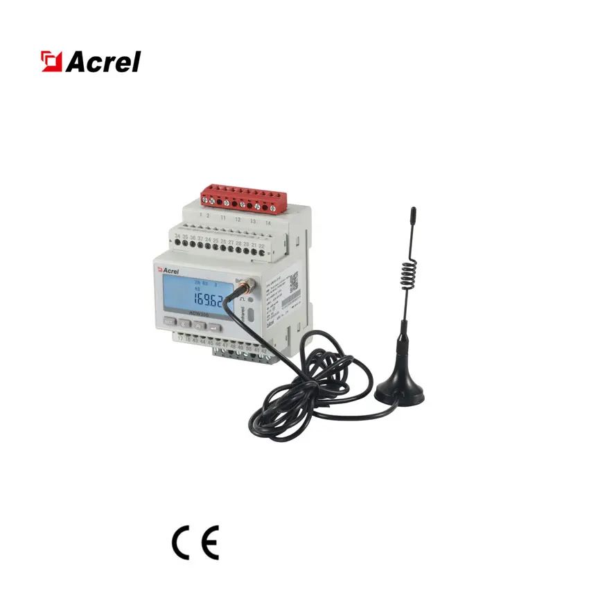 Acrel ADW300/C IOT Wireless Power Meter Three Phase Din Rail Energy Meter RS485 Wifi/4G/LORA Optional