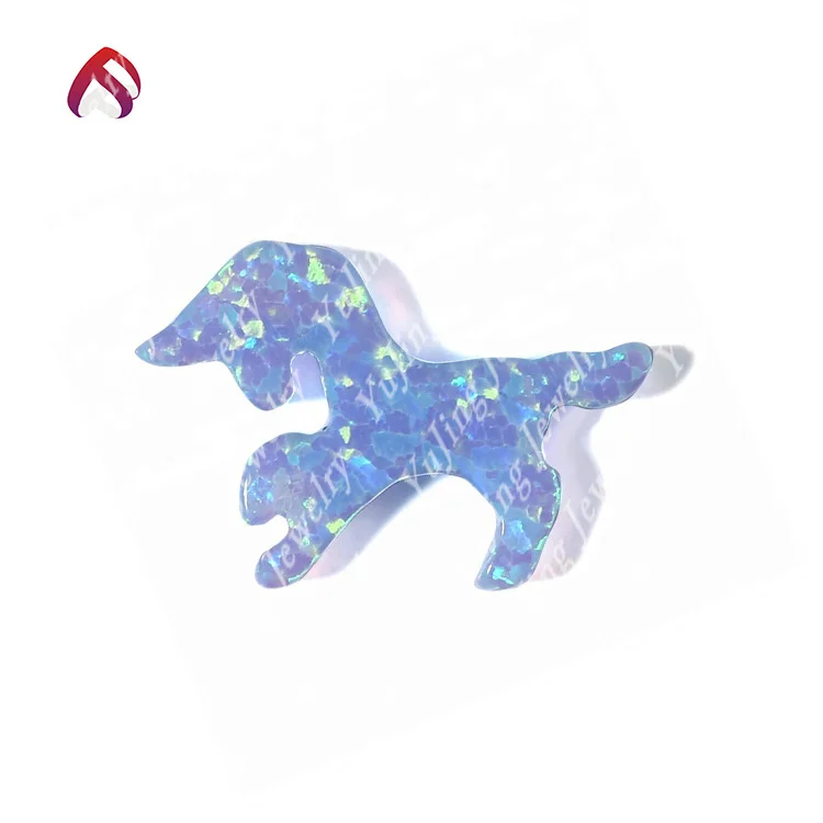 Top Quality Tooth Accessories Heart Cabochon Flat Back Teeth Gems Opal Opal Tooth Gem