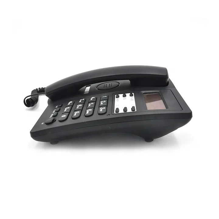 Desktop Landline Corded Telephone with Caller ID Function and Wall Hanging Small Extension Fixed Phone For UK BT Telephone Line