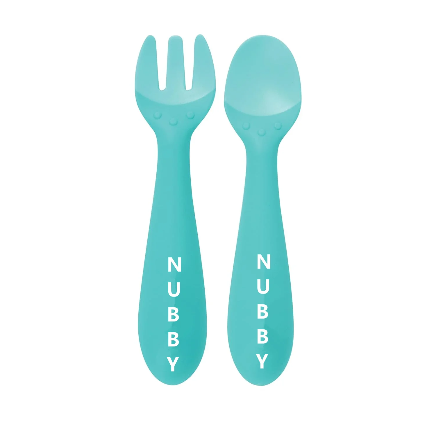 Customized BPA Free 100% Safe Eco-friendly Toddler Utensils Feeding Soft-Tip Silicone Training Spoons for Baby Led Weaning