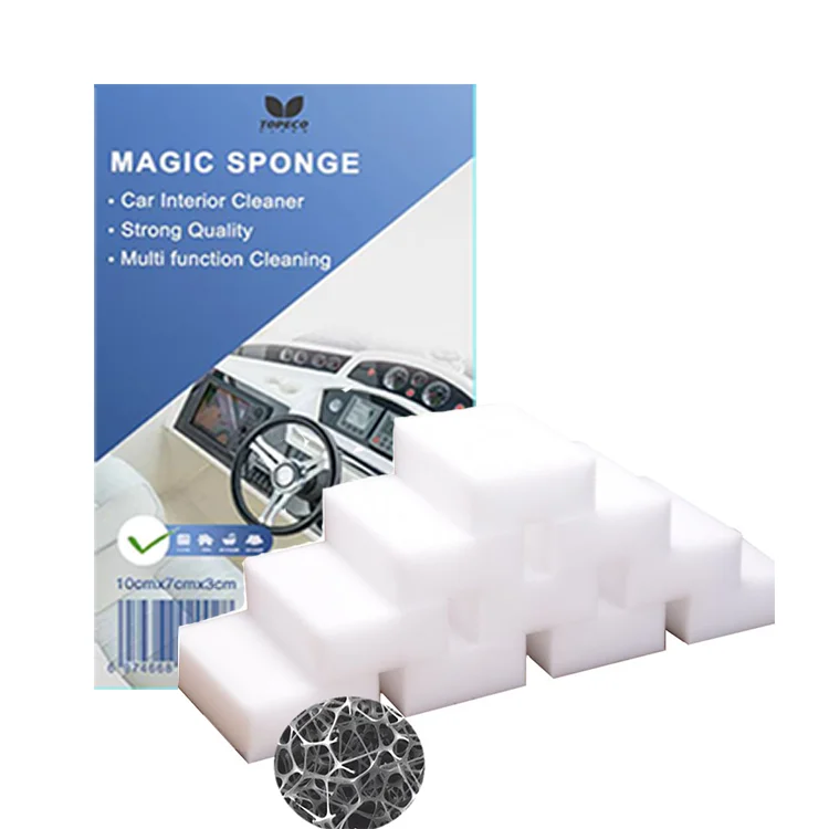 Topeco High Quality Individual Car Cleaning Sponge Package Nano Melamine Foam Magic Sponge