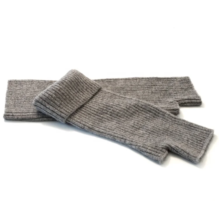 
2020 Female Winter Warm Accessories fingerless 100% pure cashmere gloves 