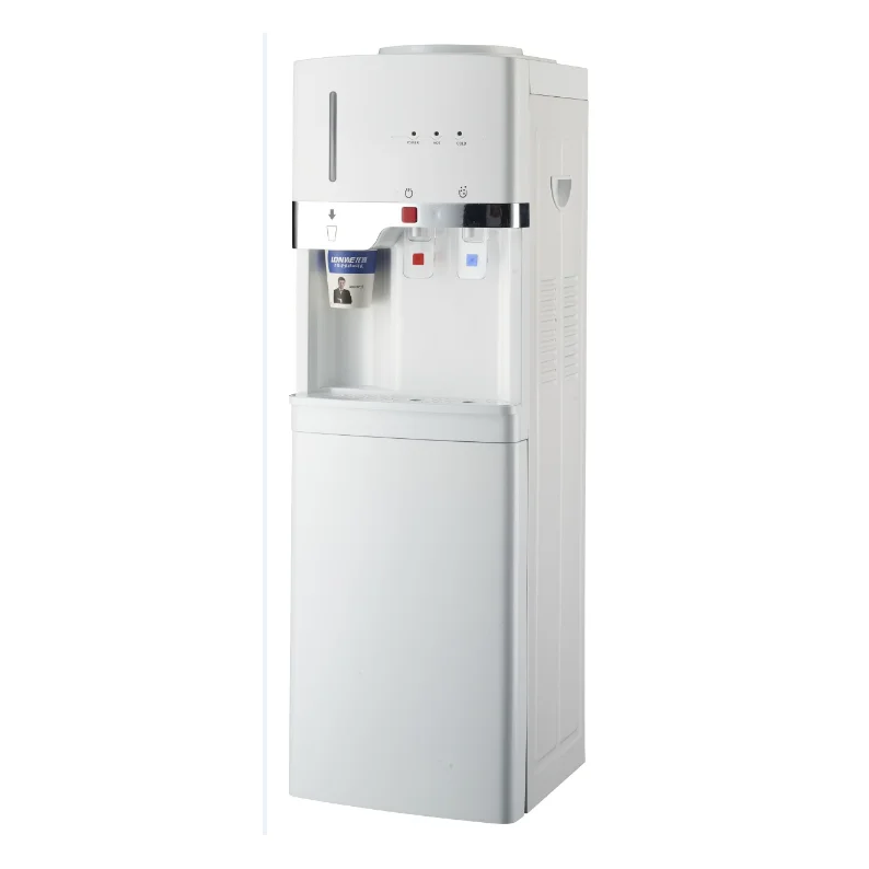 new   hot and cold water cooler with cup holder