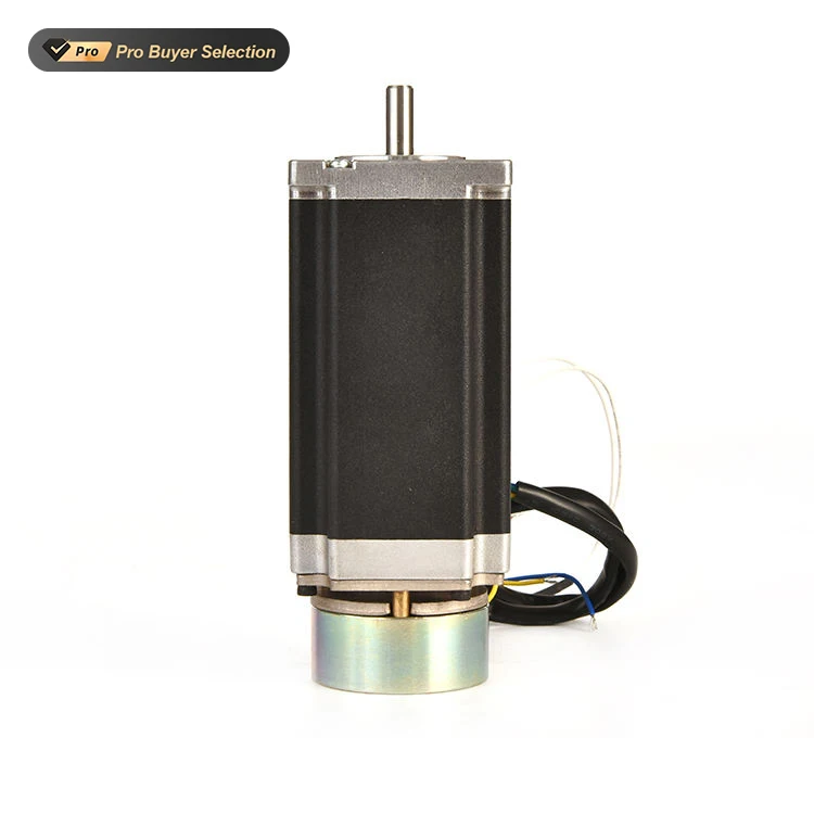 Kalanta NEMA 23 unipolar/ bipolar CNC stepper motor with electromagnetic brake, 57mm electric brake stepper motor