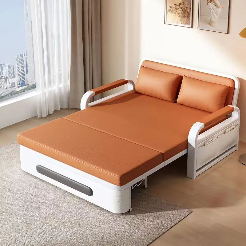 Lying chairs with storage function for removable sofa beds in hotel bedroom apartments
