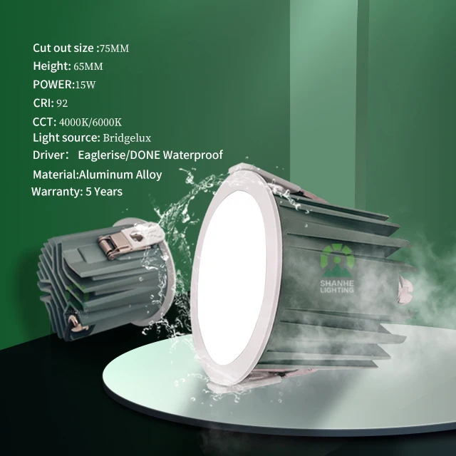 Morden Indoor Decoration 7W 12W Commercial Lighting Recessed Mounted Led Cob Downlight